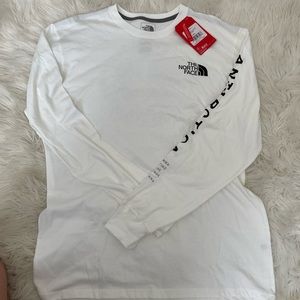 Never worn long sleeve north face shirt